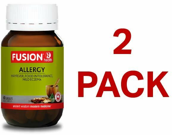 Fusion Health Allergy 60 Capsules - 2 Pack
