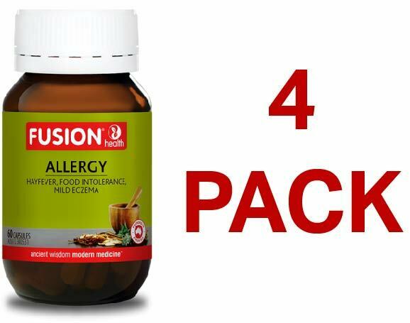 Fusion Health Allergy 60 Capsules - 4 Pack