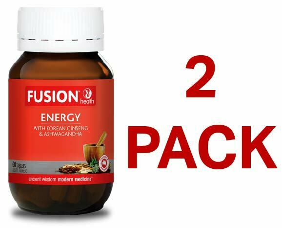 Fusion Health Energy 60 Tablets - 2 Pack