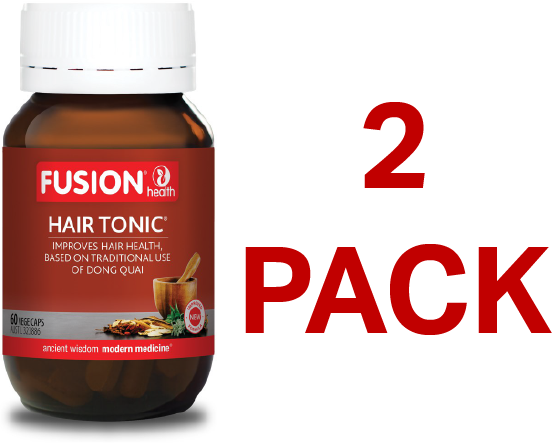 Fusion Health Hair Tonic 60 Capsules - 2 Pack