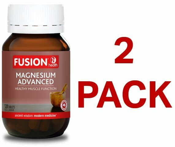 Fusion Health Magnesium Advanced 120 Tablets - 2 Pack