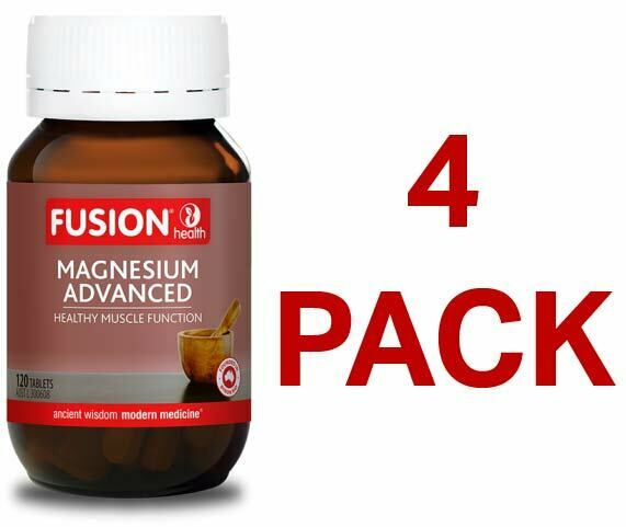 Fusion Health Magnesium Advanced 120 Tablets - 4 Pack