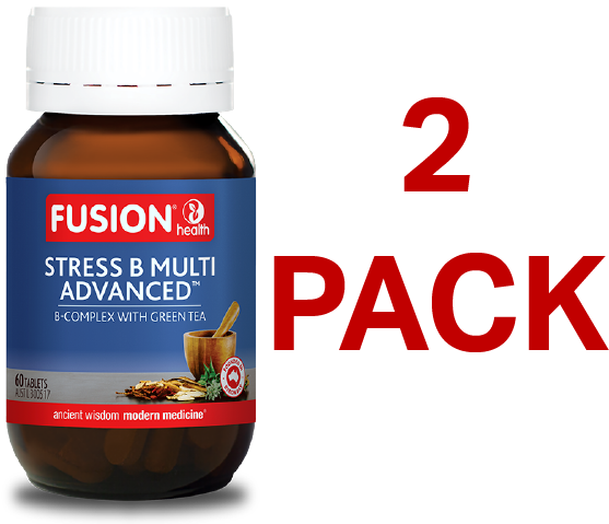 Fusion Health - Stress B Multi Advanced 60 Tablets - 2 Pack