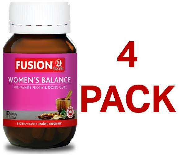 Fusion Health Women's Balance 120 Tablets - 4 Pack