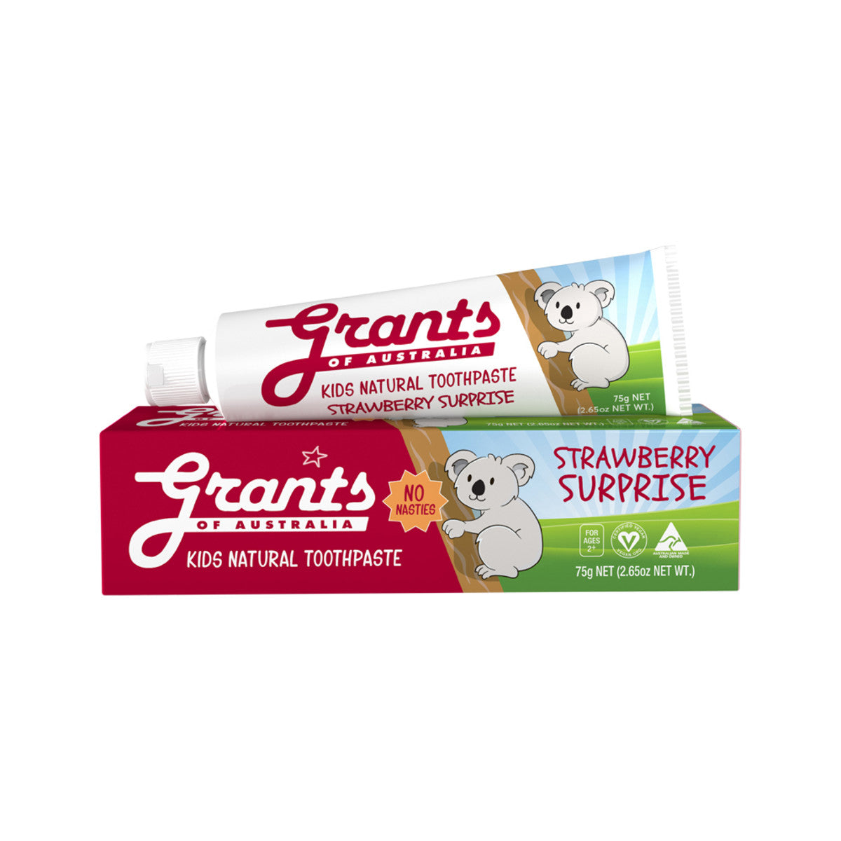Grants - Natural Toothpaste (Kids Strawberry Surprise)