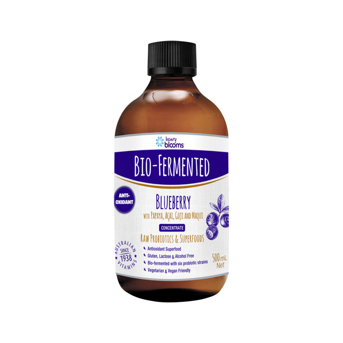 Henry Blooms - Bio Fermented Blueberry Concentrate