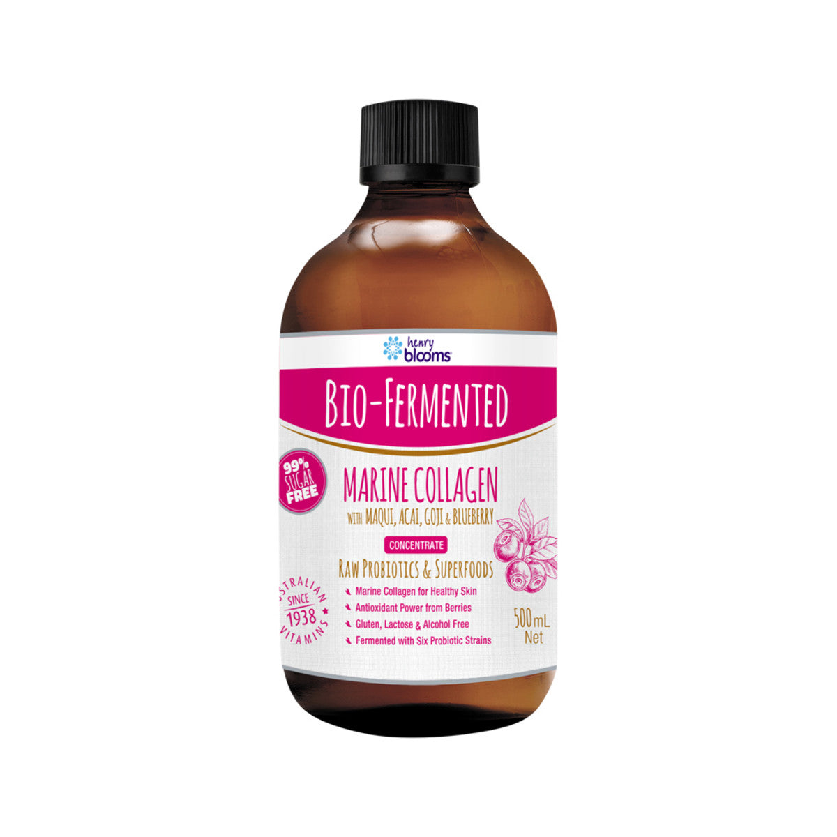 Henry Blooms - Bio Fermented Marine Collagen Concentrate