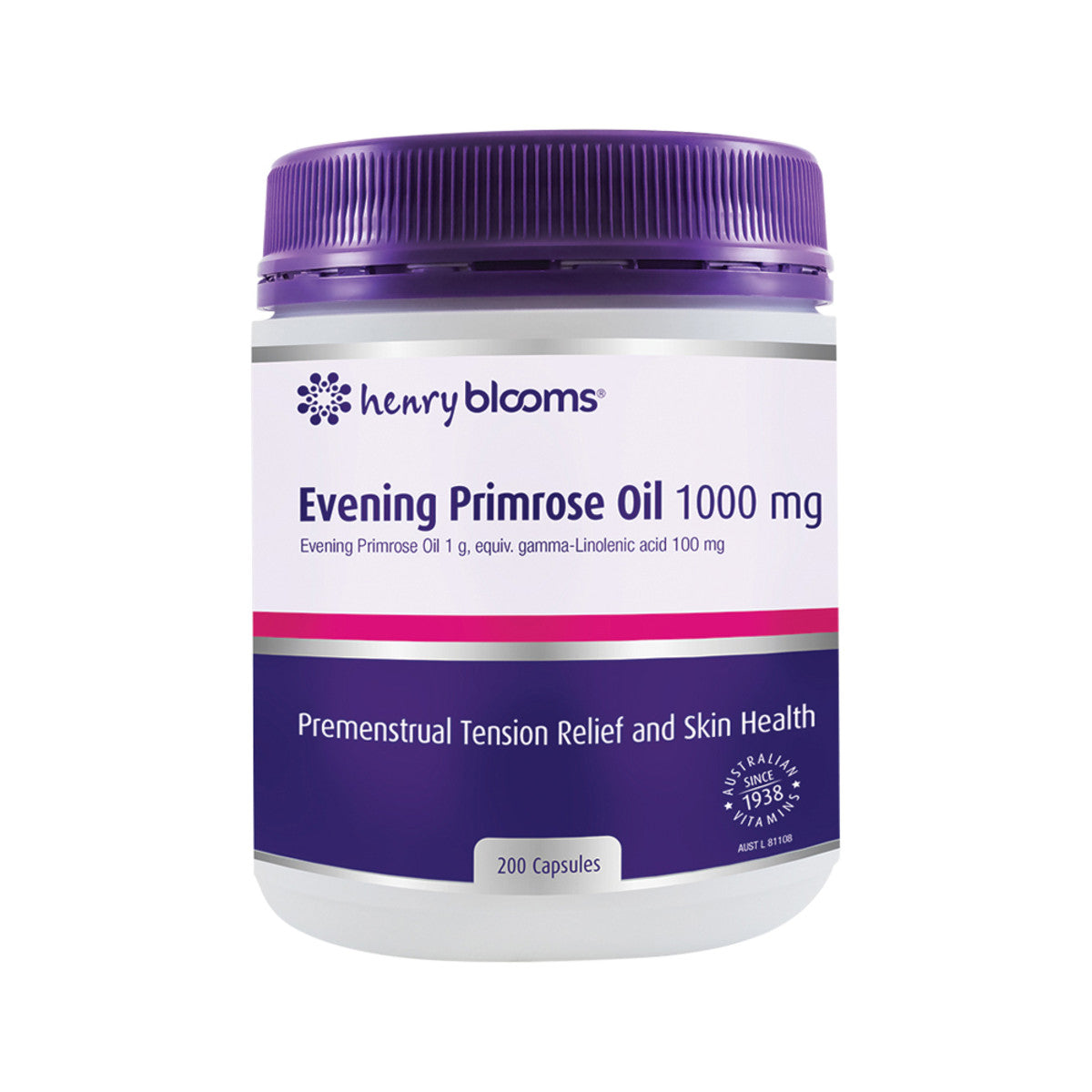 Henry Blooms - Evening Primrose Oil 1000mg