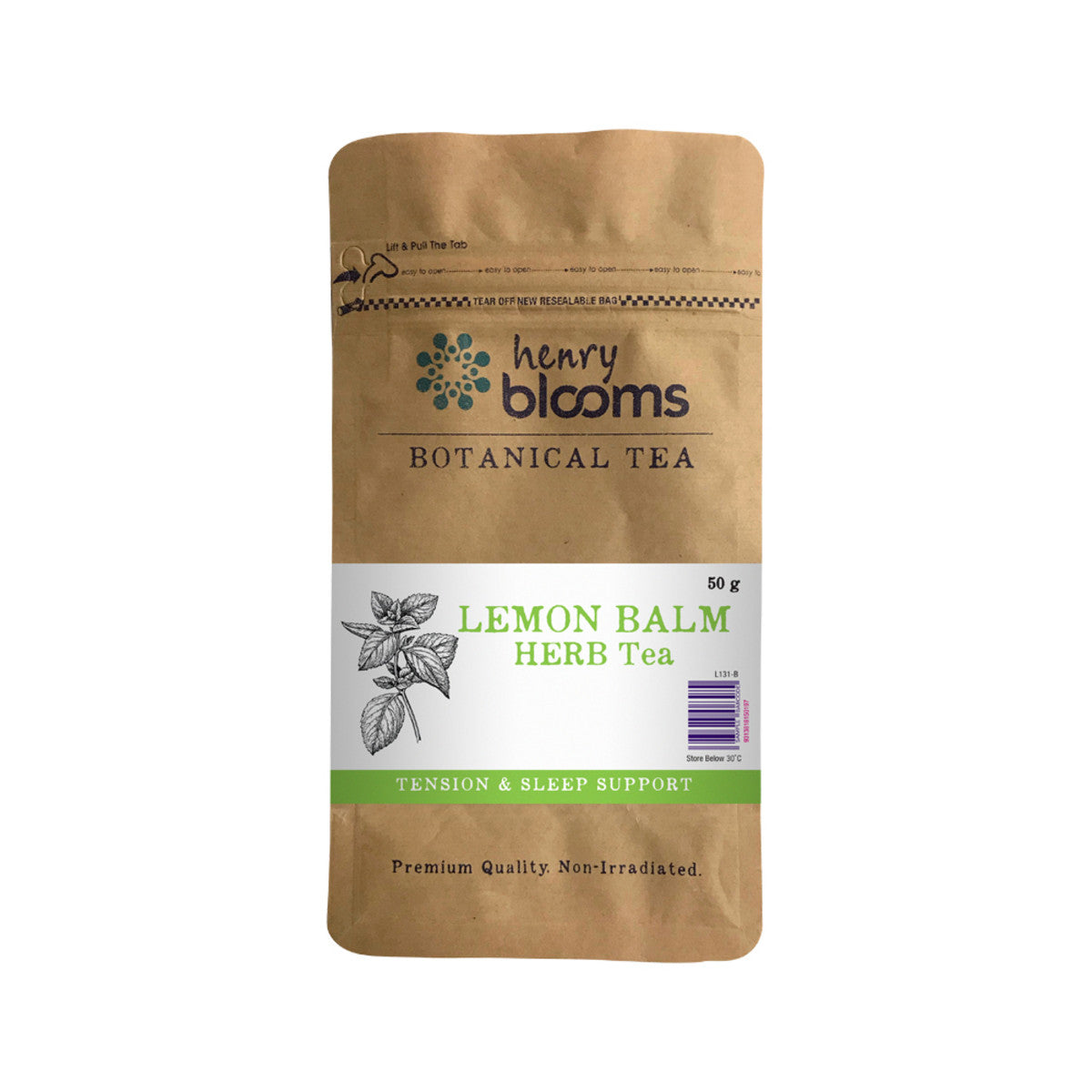 Henry Blooms - Lemon Balm Herb Tea