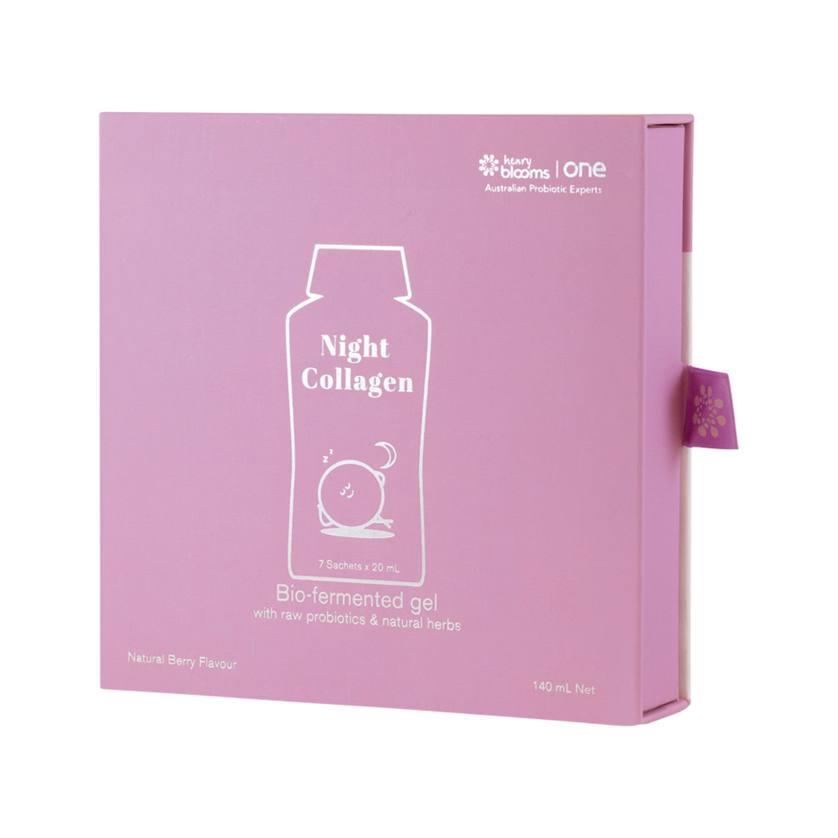 Henry Blooms - One Night Collagen Berry Sachets 20ml x 7 Pack