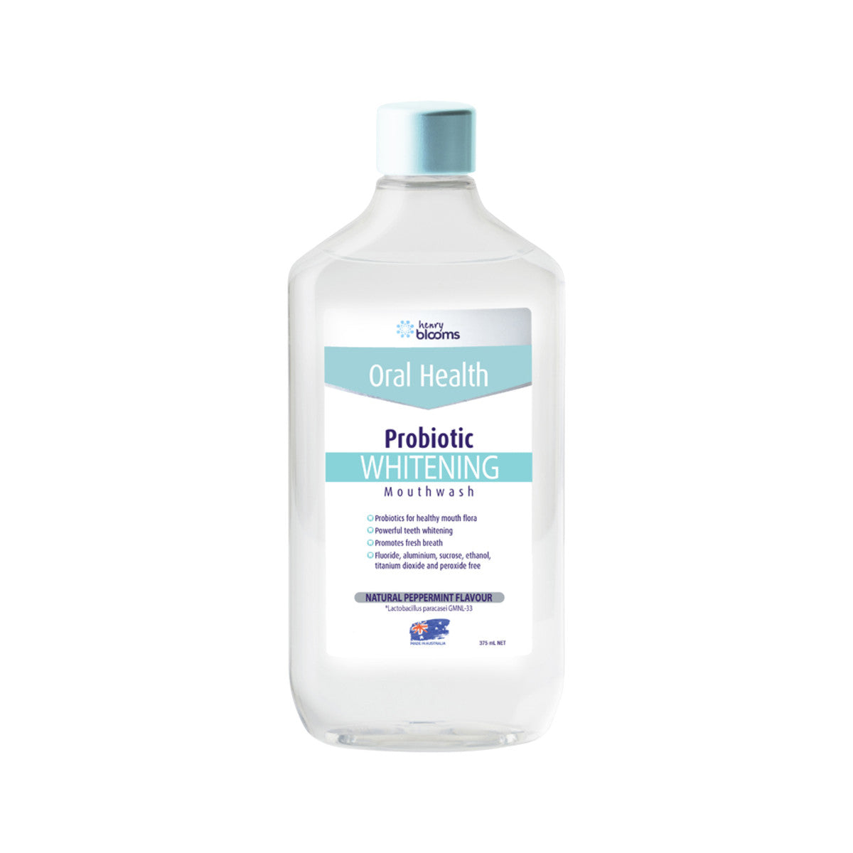 Henry Blooms - Probiotic Mouthwash Whitening Peppermint
