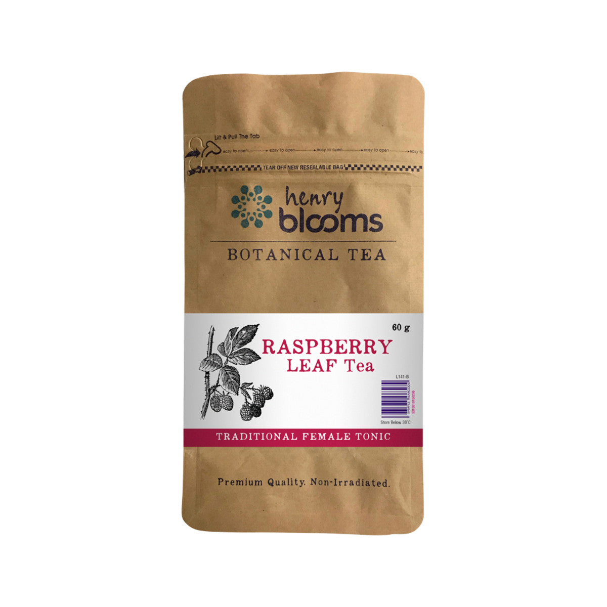 Henry Blooms - Raspberry Leaf Tea