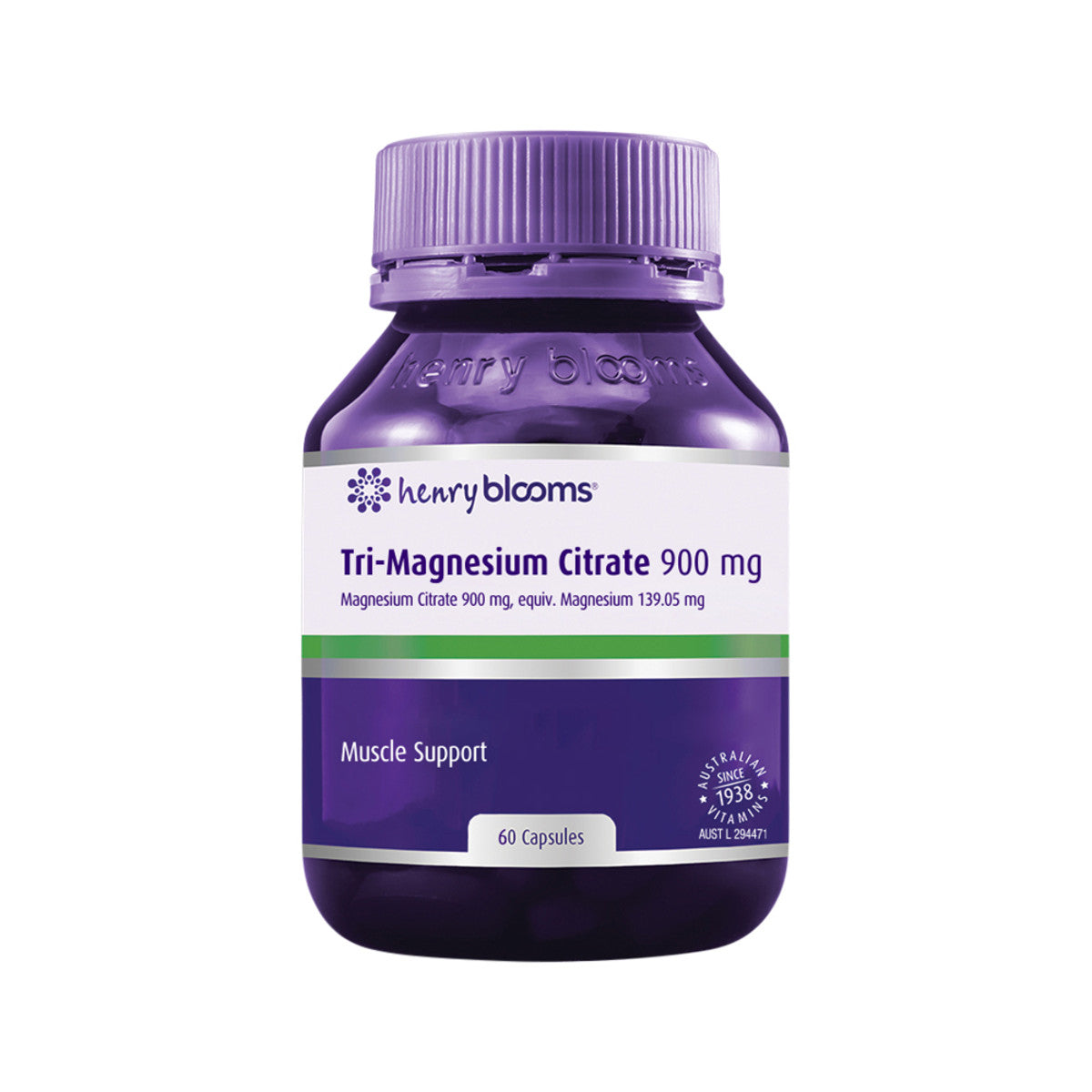 Henry Blooms - Tri Magnesium Citrate 900mg