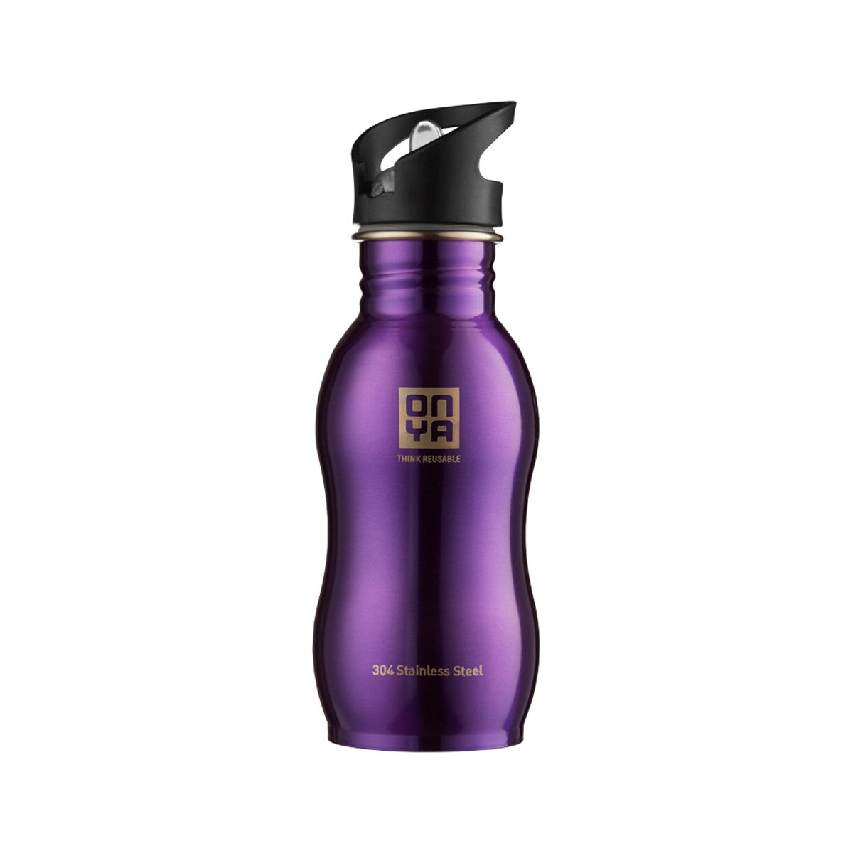 H2Onya Stainless Steel Bottle 500ml Purple