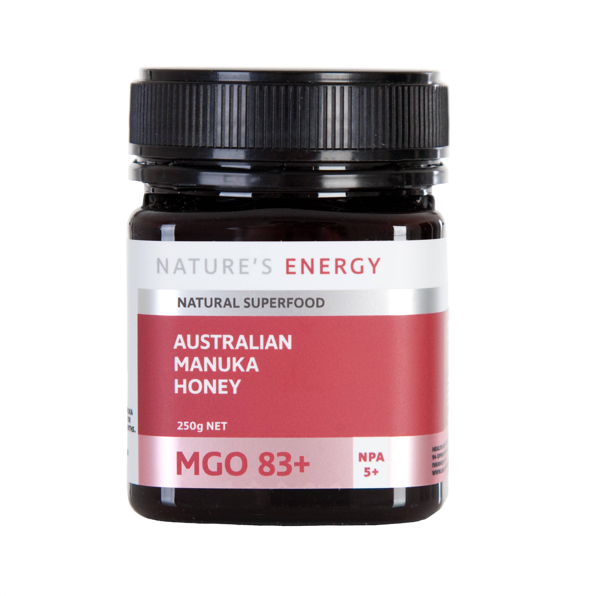 Nature's Energy - Australian Manuka Honey MGO 83+