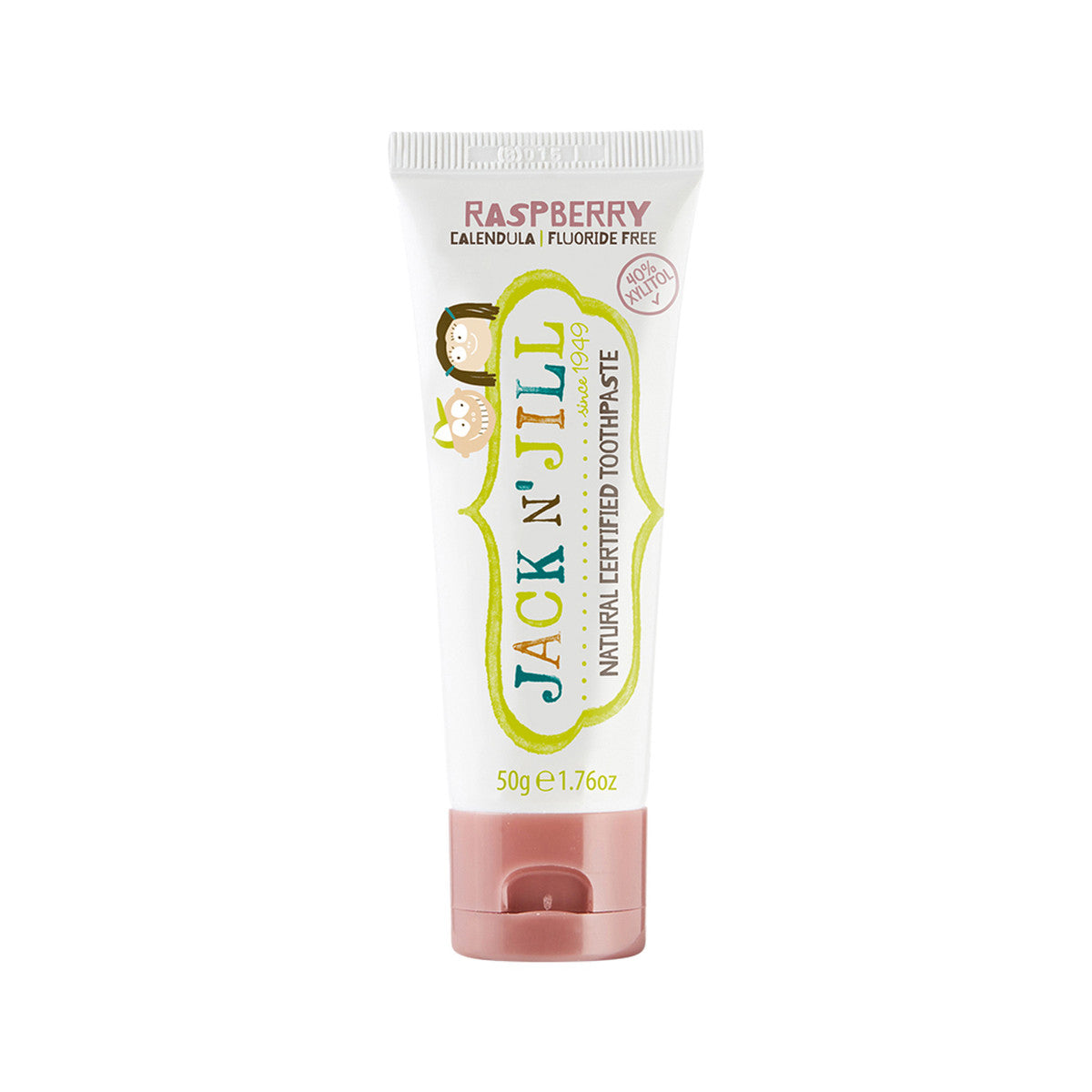 Jack N' Jill - Natural Toothpaste with Calendula (Fluoride Free) Raspberry