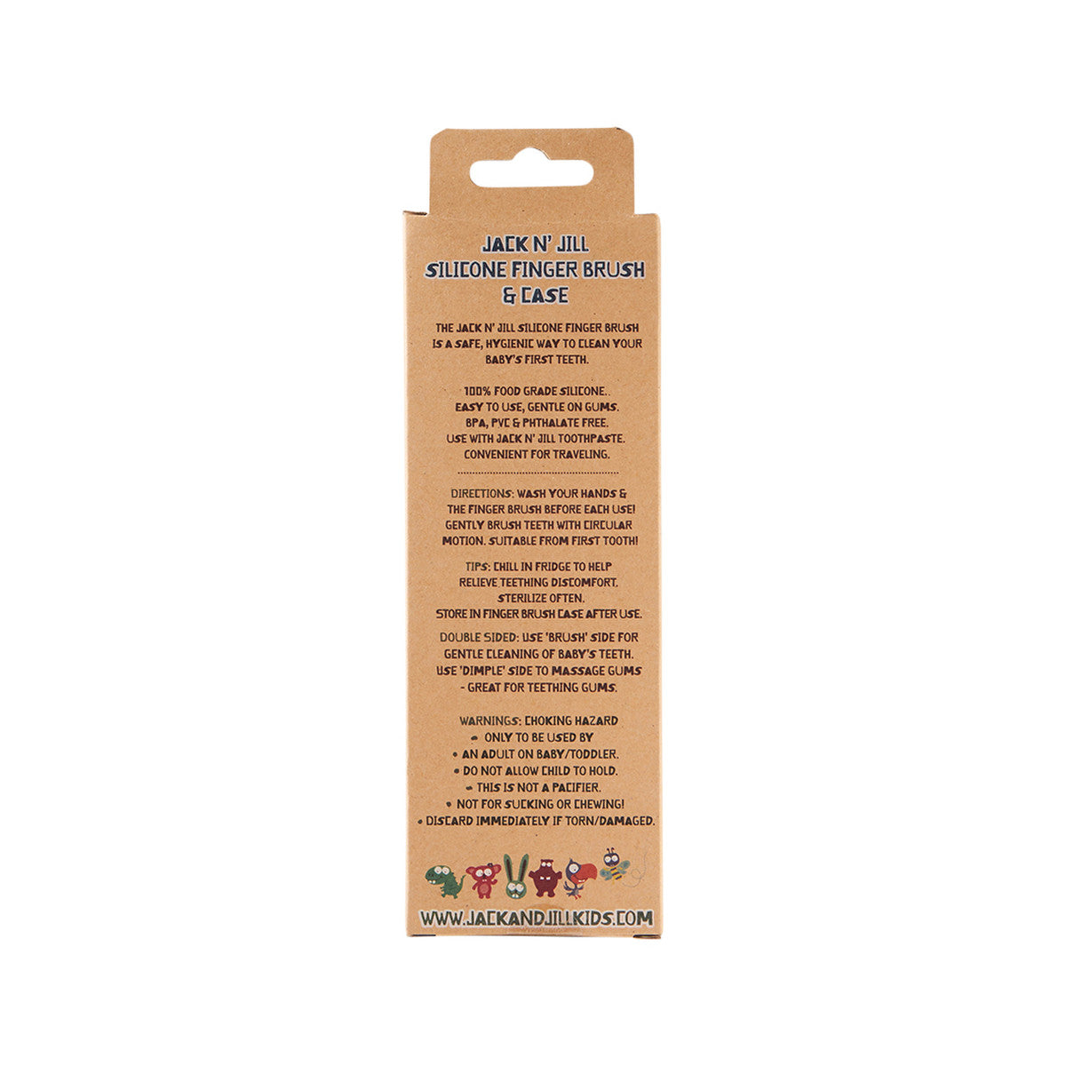 Jack N' Jill - Silicone Finger Brush Stage One (6-12 Months) x 2 Pack