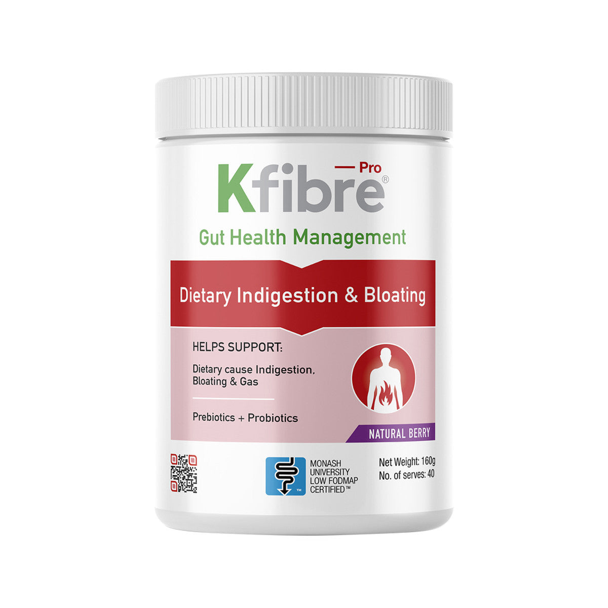 K Fibre - Pro Dietary Indigestion & Bloating Berry