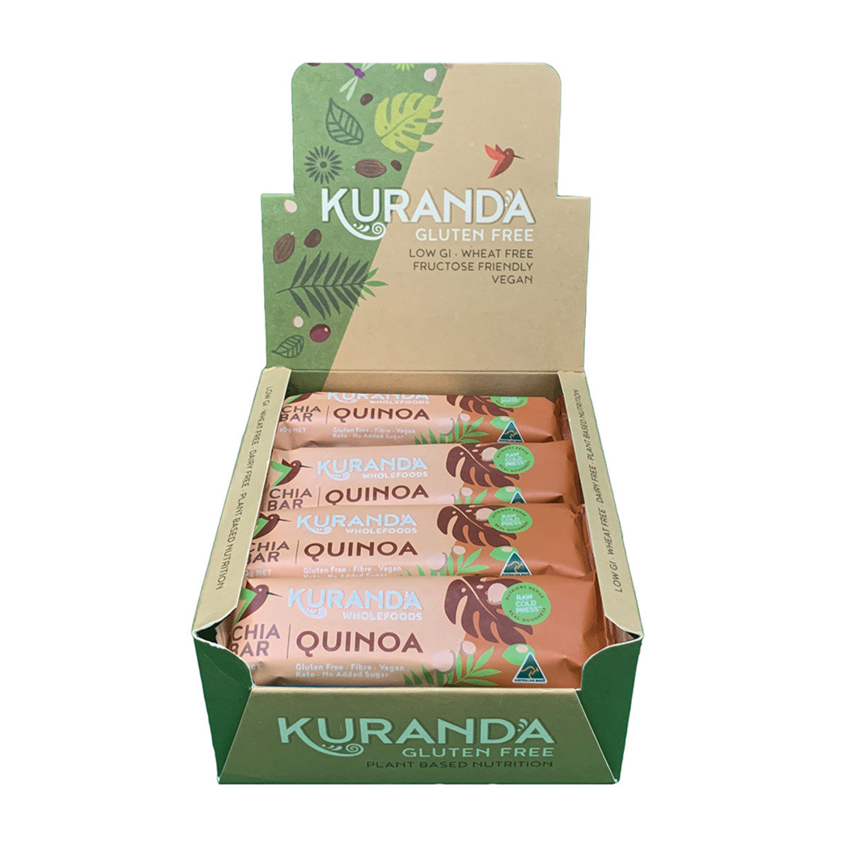Kuranda - Gluten Free Chia Bars Chia and Quinoa 40g