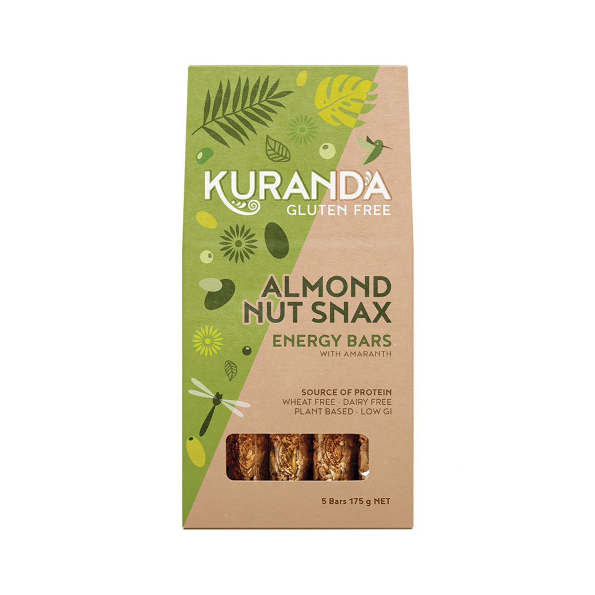 Kuranda - Gluten Free Energy Bars Almond Nut Snax 35g