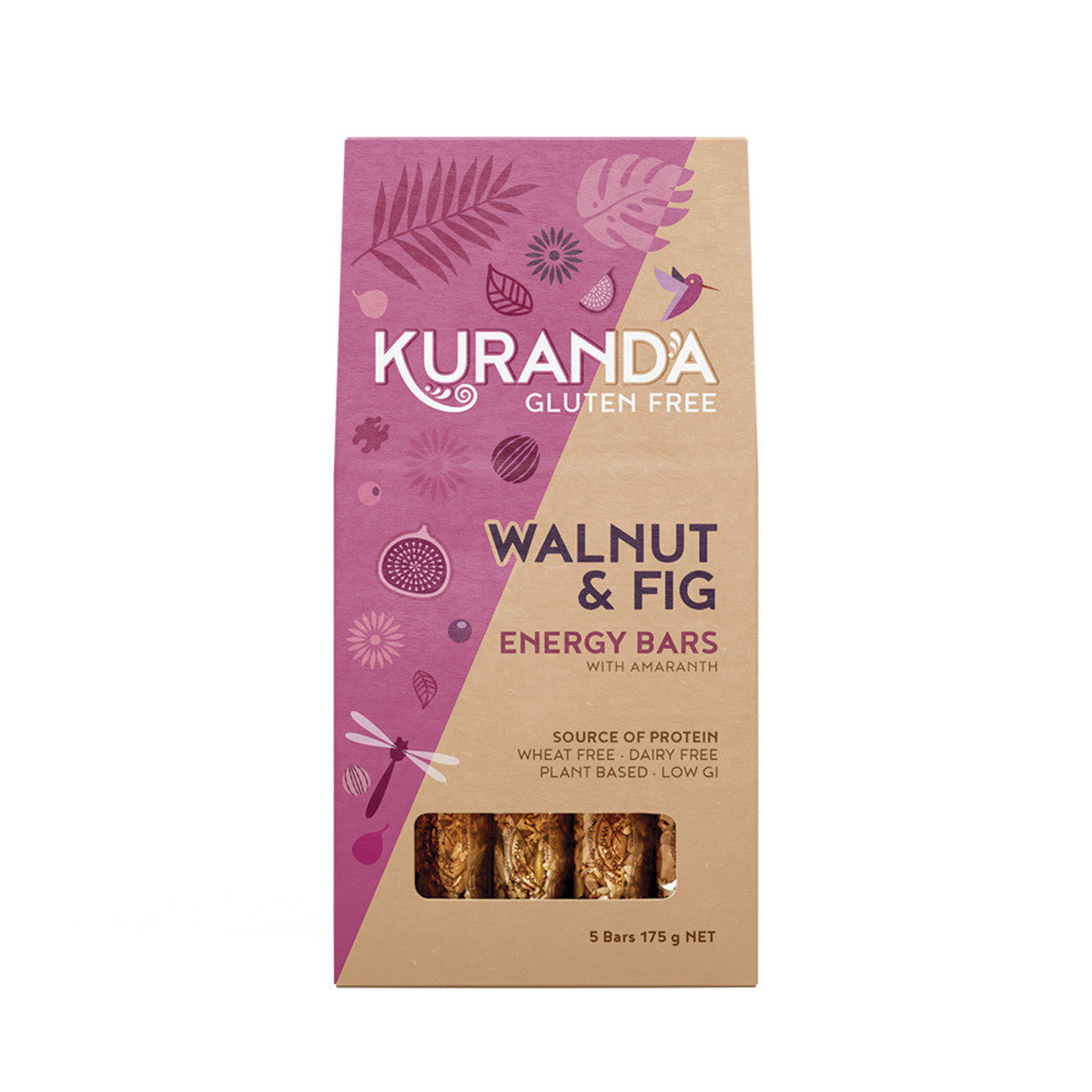Kuranda - Gluten Free Energy Bars Walnut and Fig 35g