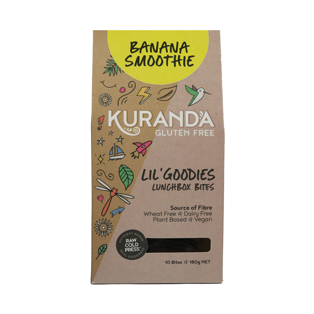 Kuranda - Gluten Free Lil Goodies Lunch Bites Banana Smooth 18g