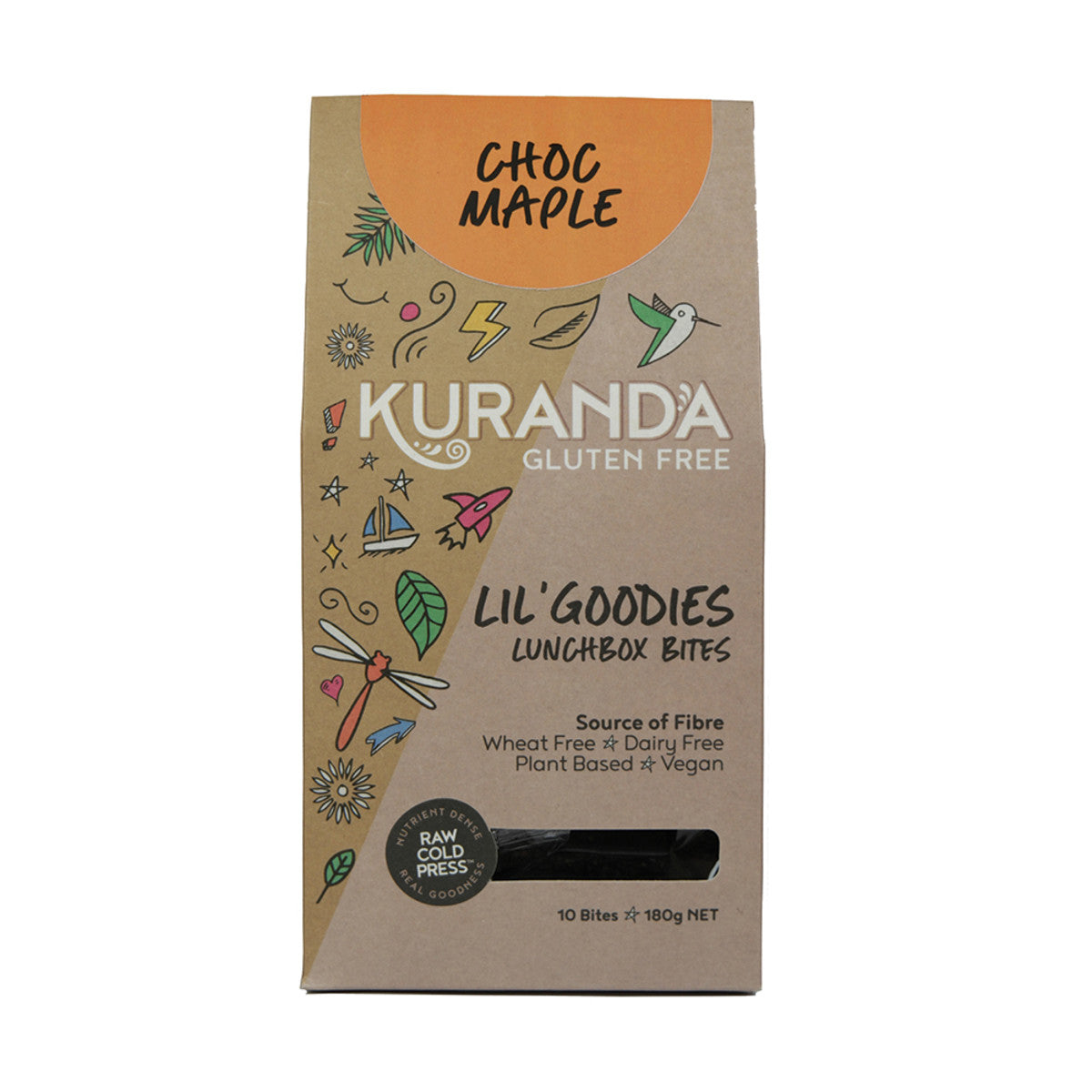 Kuranda - Gluten Free Lil Goodies Lunch Bites Choc Maple 18g