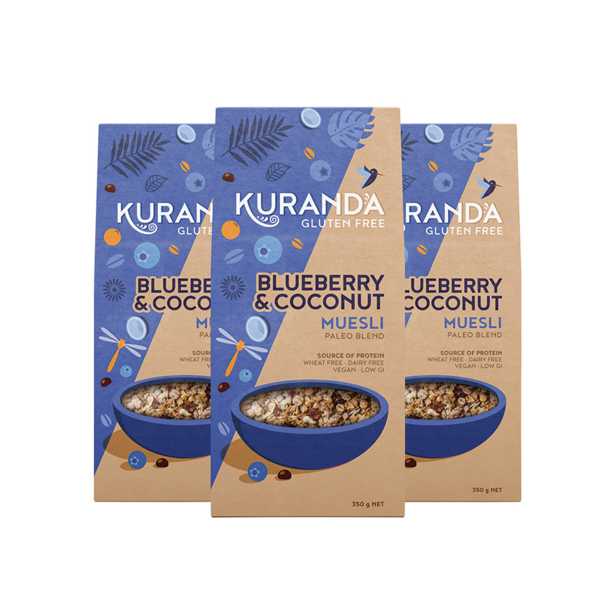 Kuranda - Gluten Free Muesli Blueberry Coconut (Paleo Blend)