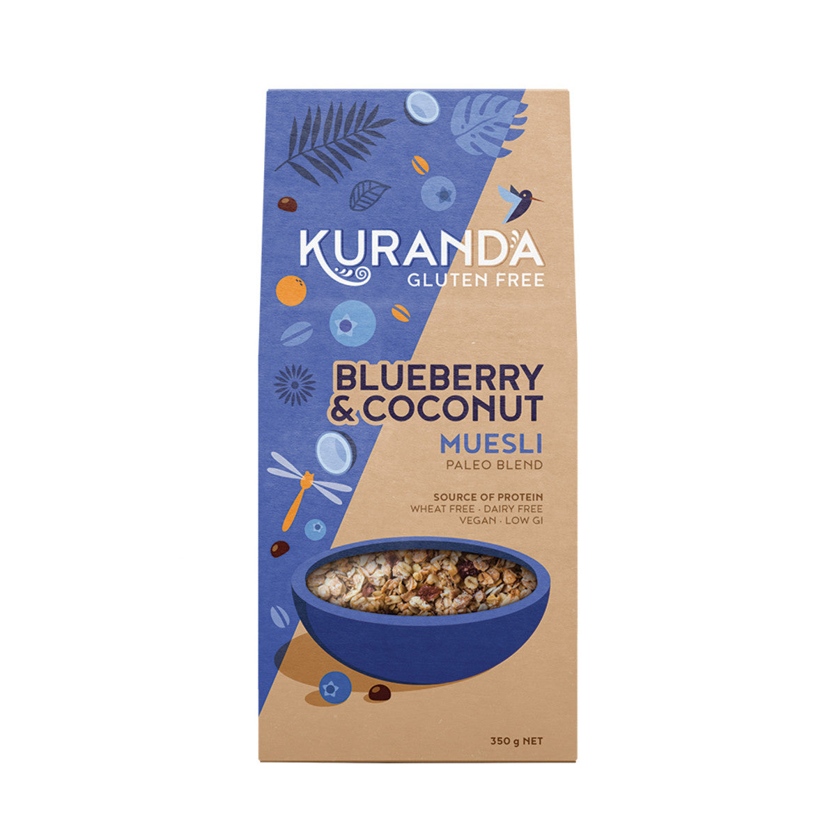 Kuranda - Gluten Free Muesli Blueberry Coconut (Paleo Blend)
