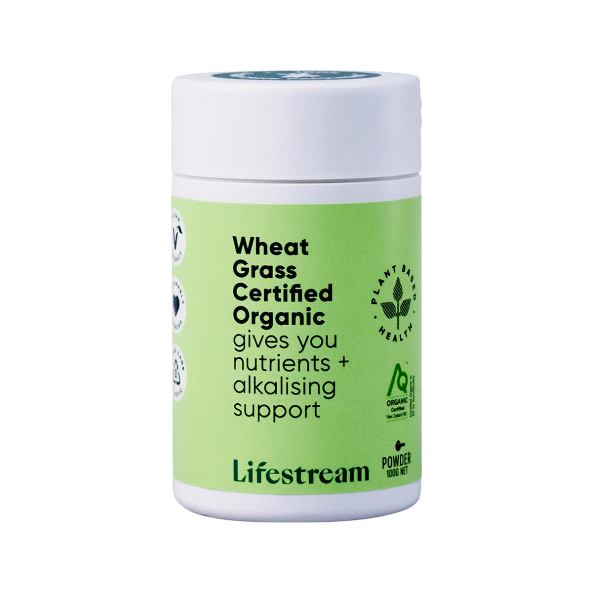 Lifestream - Wheat Grass Certified Organic Powder