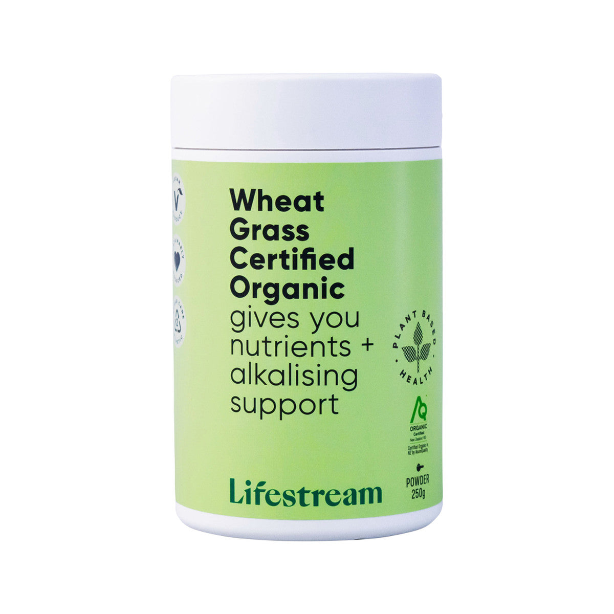 Lifestream - Wheat Grass Certified Organic Powder