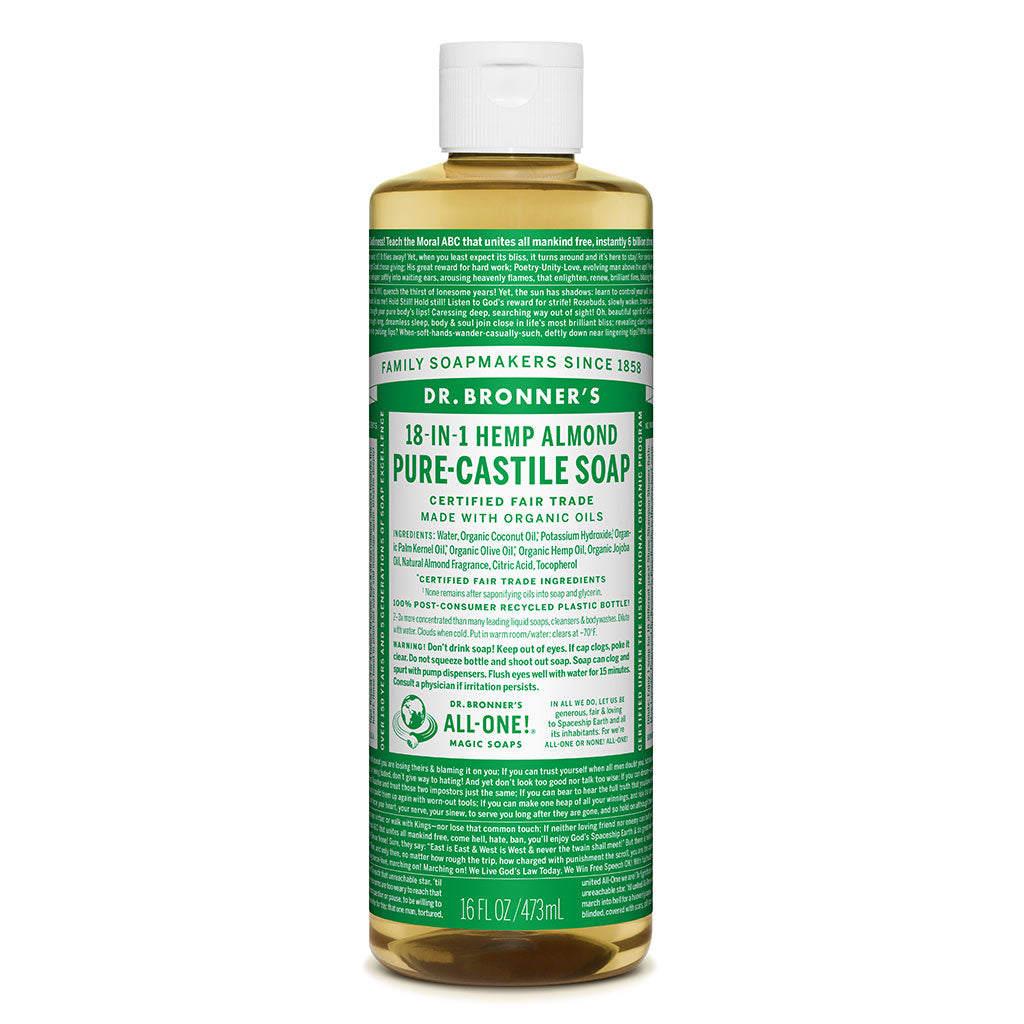 Dr Bronner's - Pure-Castile Almond Liquid Soap