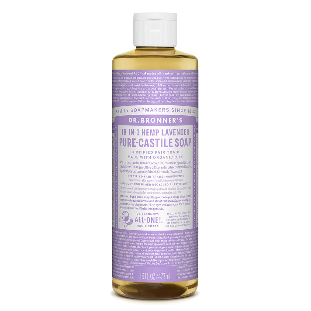 Dr Bronner's - Pure-Castile Lavender Liquid Soap