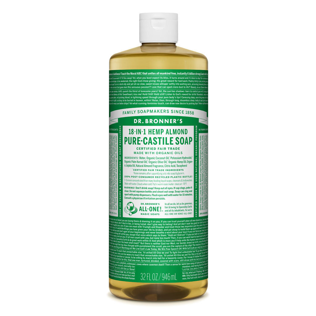 Dr Bronner's - Pure-Castile Almond Liquid Soap