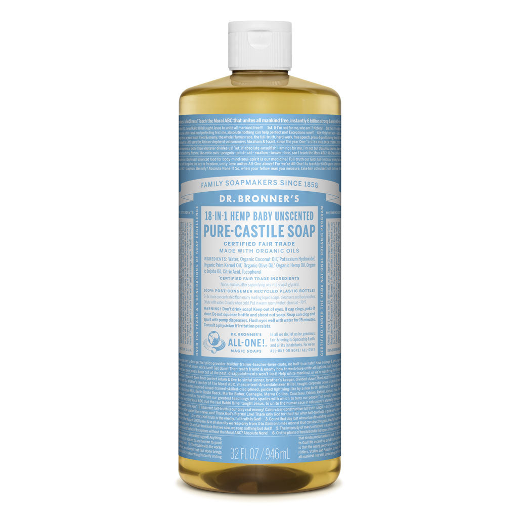 Dr Bronner's - Pure-Castile Baby Unscented Liquid Soap