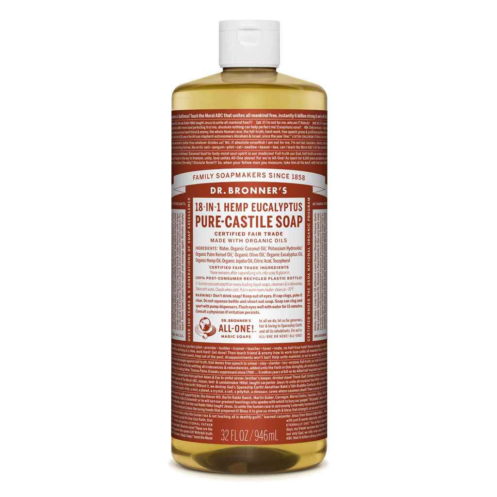 Dr Bronner's - Pure-Castile Eucalyptus Liquid Soap