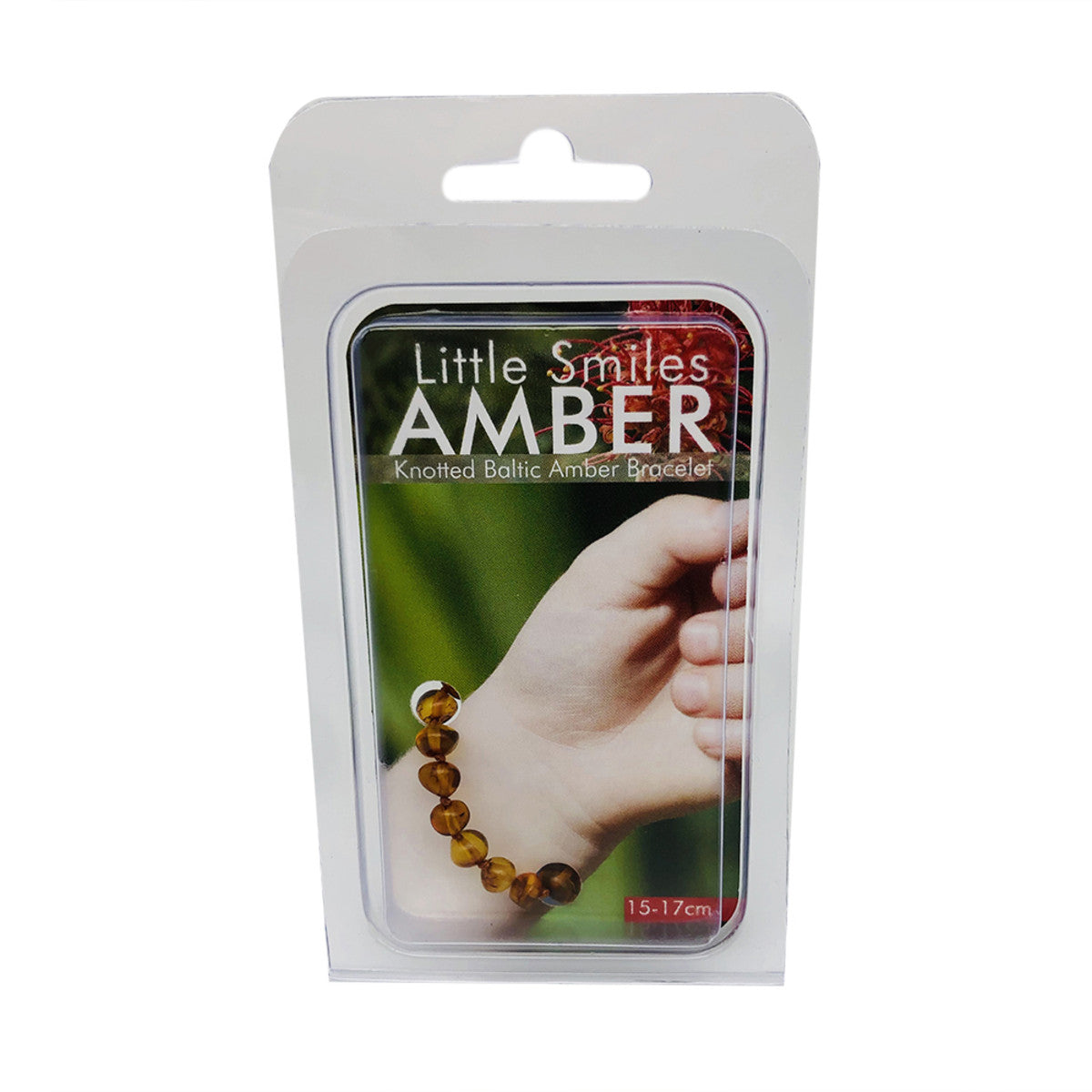 Little Smiles Amber Kids Bracelet (15 to 17cm) Brown