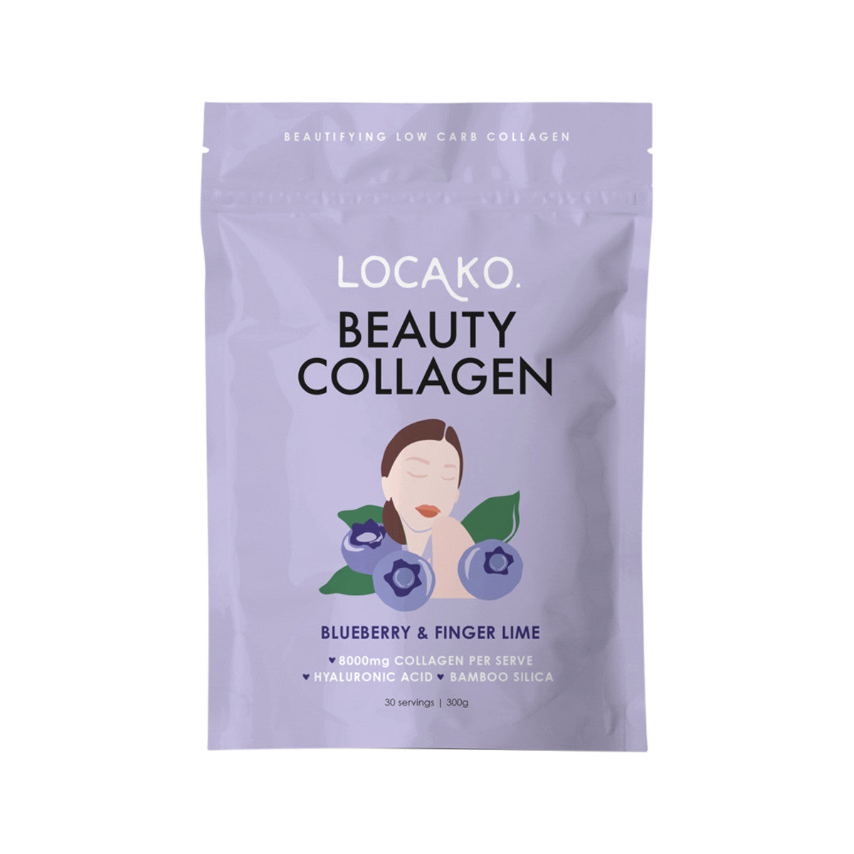 Locako Beauty Collagen Blueberry and Fingerlime