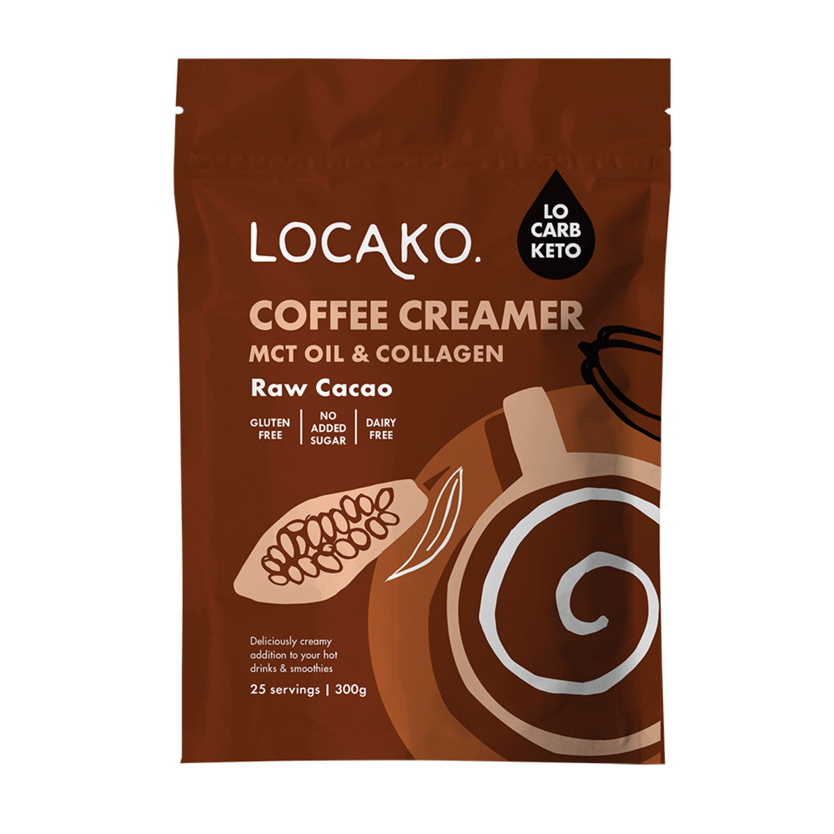 Locako - Coffee Creamer Raw Cacao