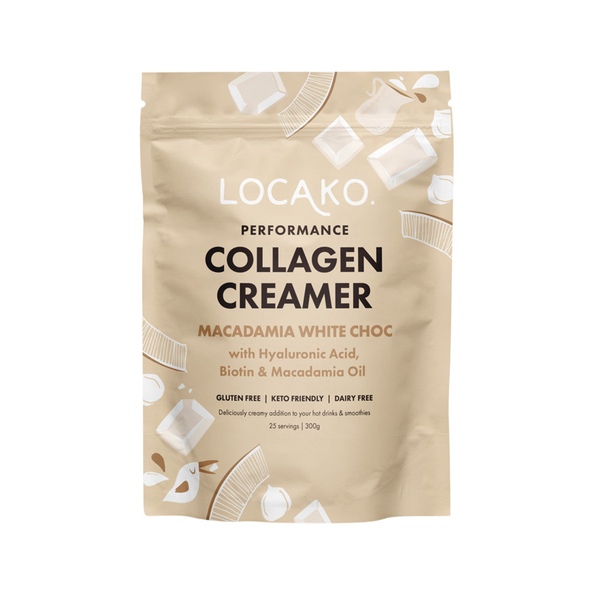 Locako Collagen Creamer Renew (White Chocolate) 300g