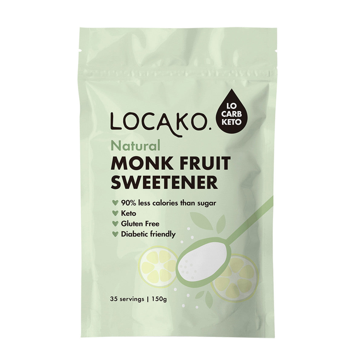 Locako Monk Fruit Sweetener Natural 150g