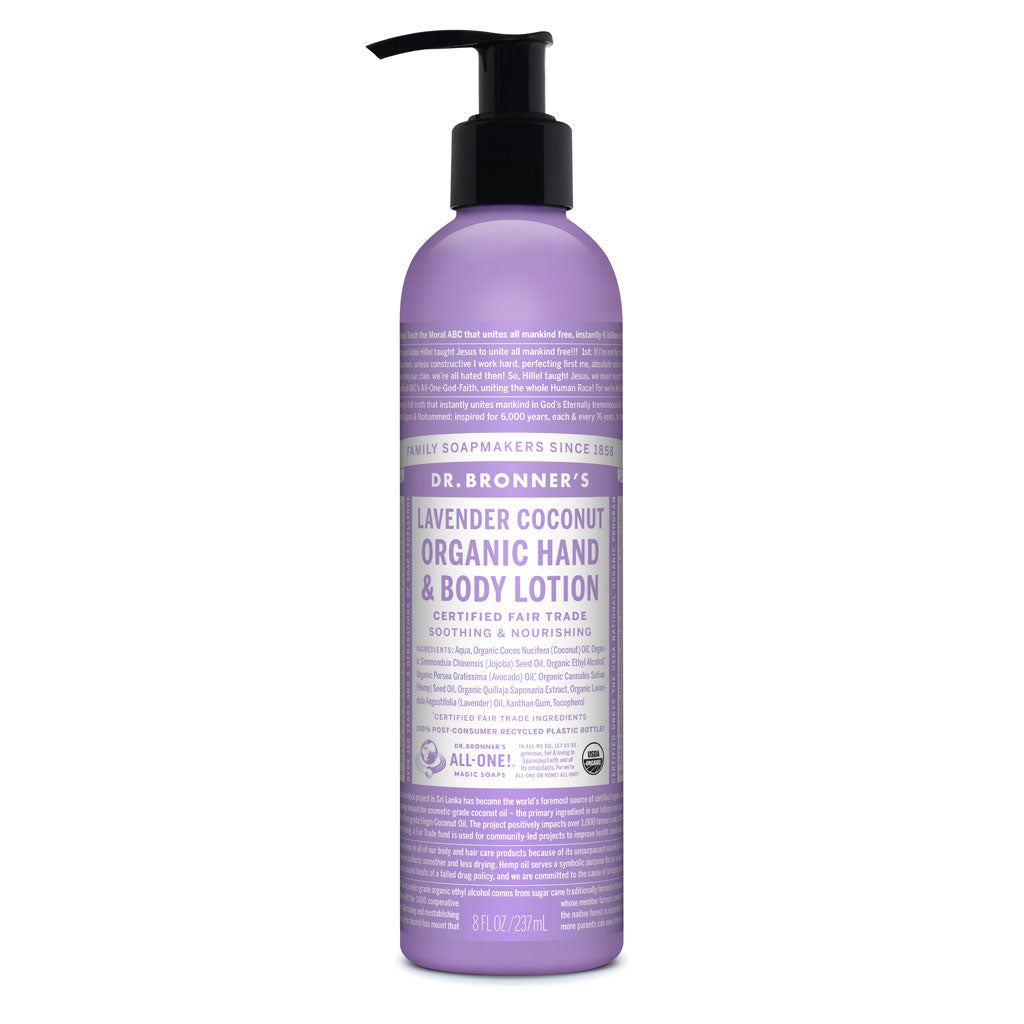 Dr Bronner's - Lavender Coconut Organic Hand & Body Lotion