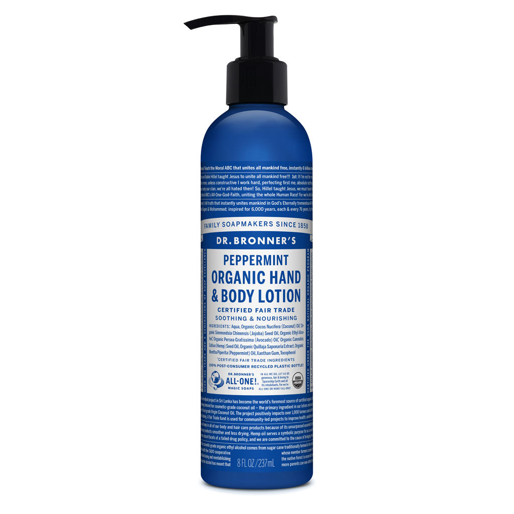 Dr Bronner's - Peppermint Organic Hand & Body Lotion