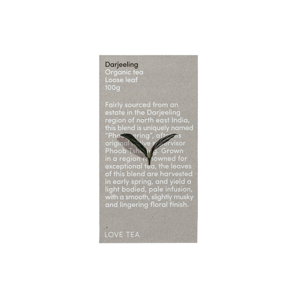 Love Tea - Organic Darjeeling Loose Leaf