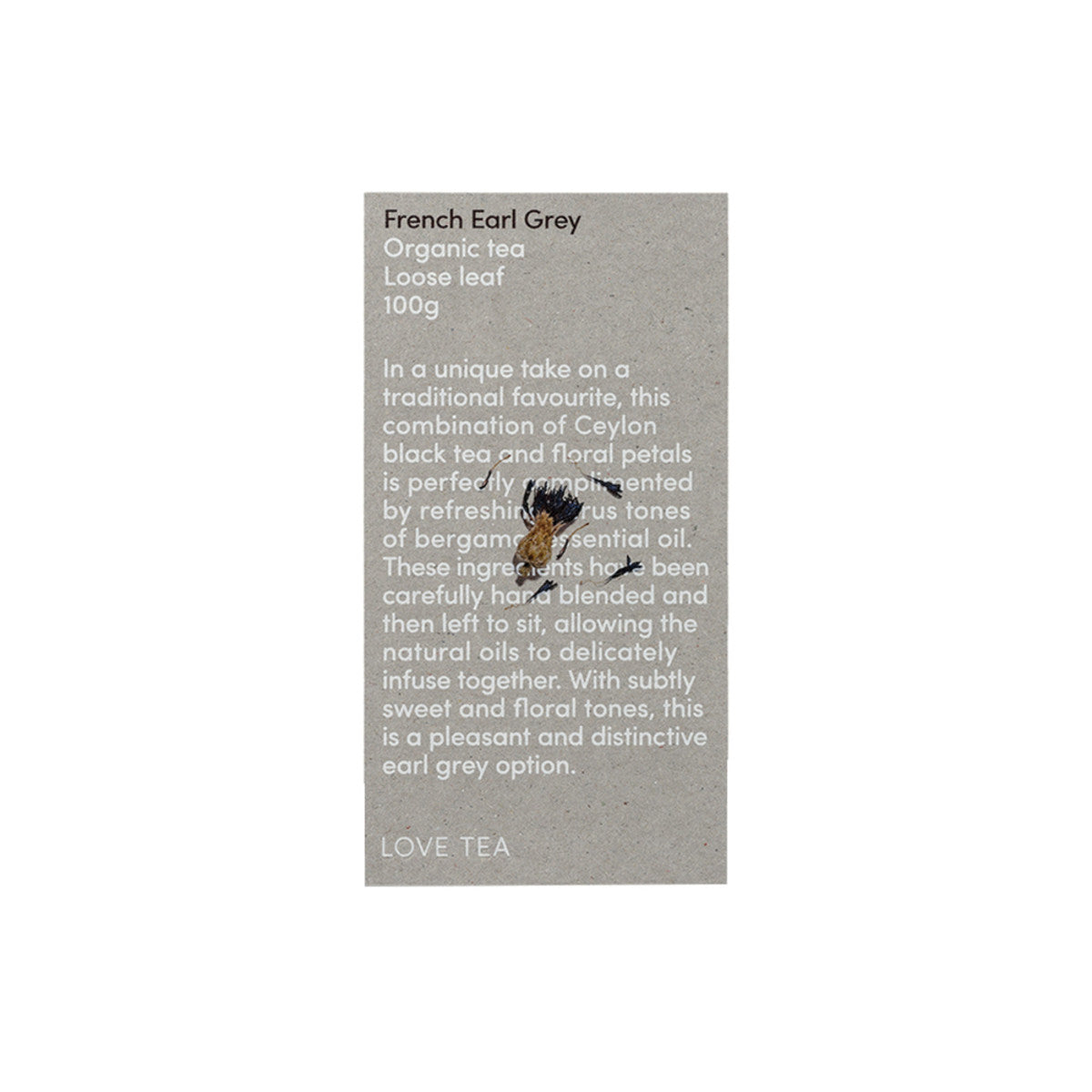 Love Tea - Organic French Earl Grey Loose Leaf