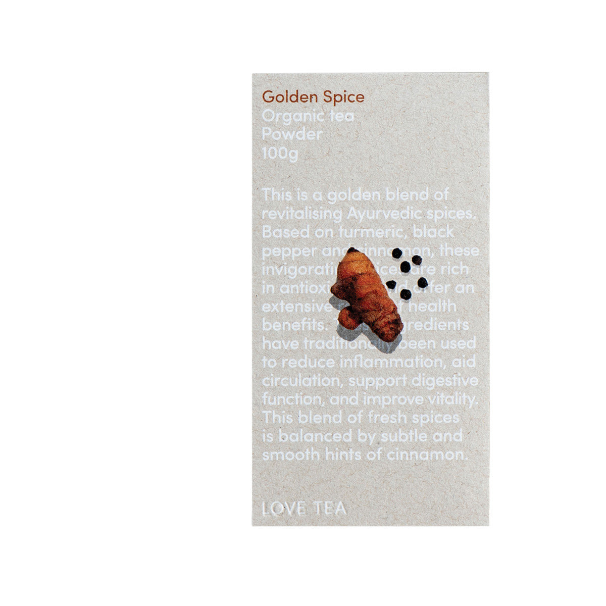 Love Tea - Organic Golden Spice Loose Leaf