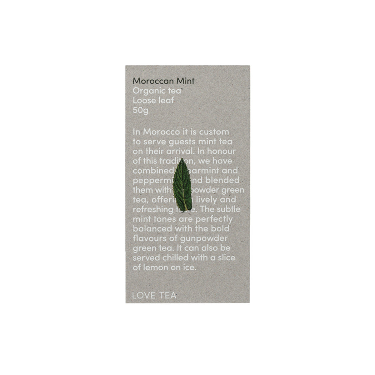Love Tea - Organic Moroccan Mint Loose Leaf
