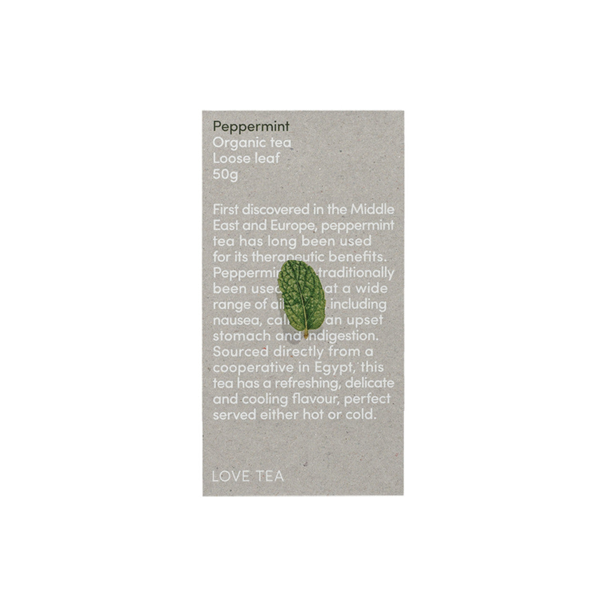 Love Tea - Organic Peppermint Loose Leaf