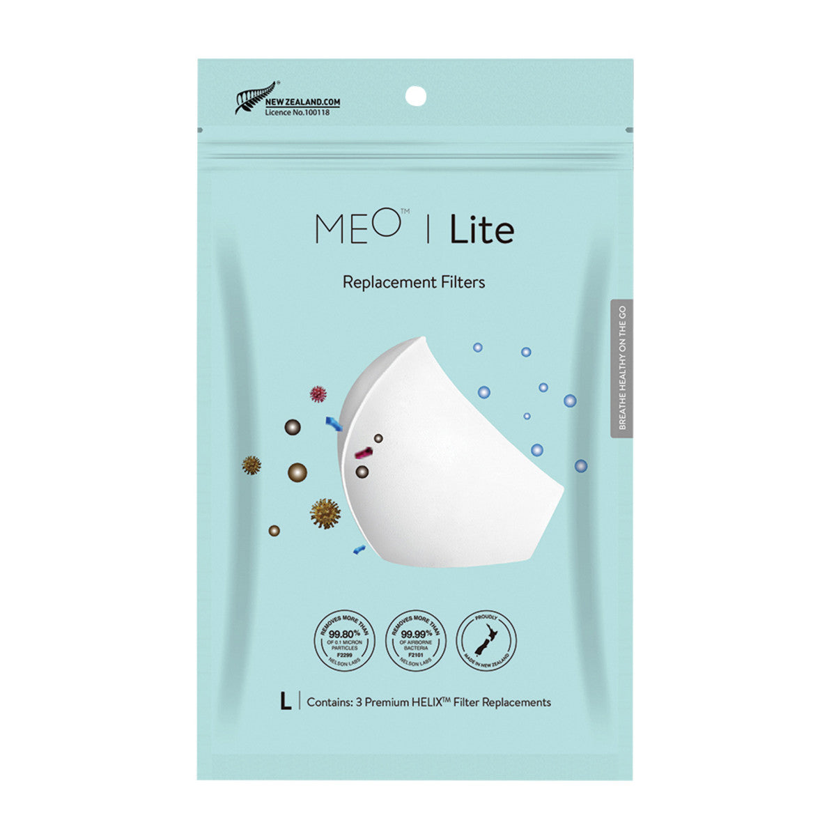 MEO - Lite Helix Replacement Filter x 3 Pack