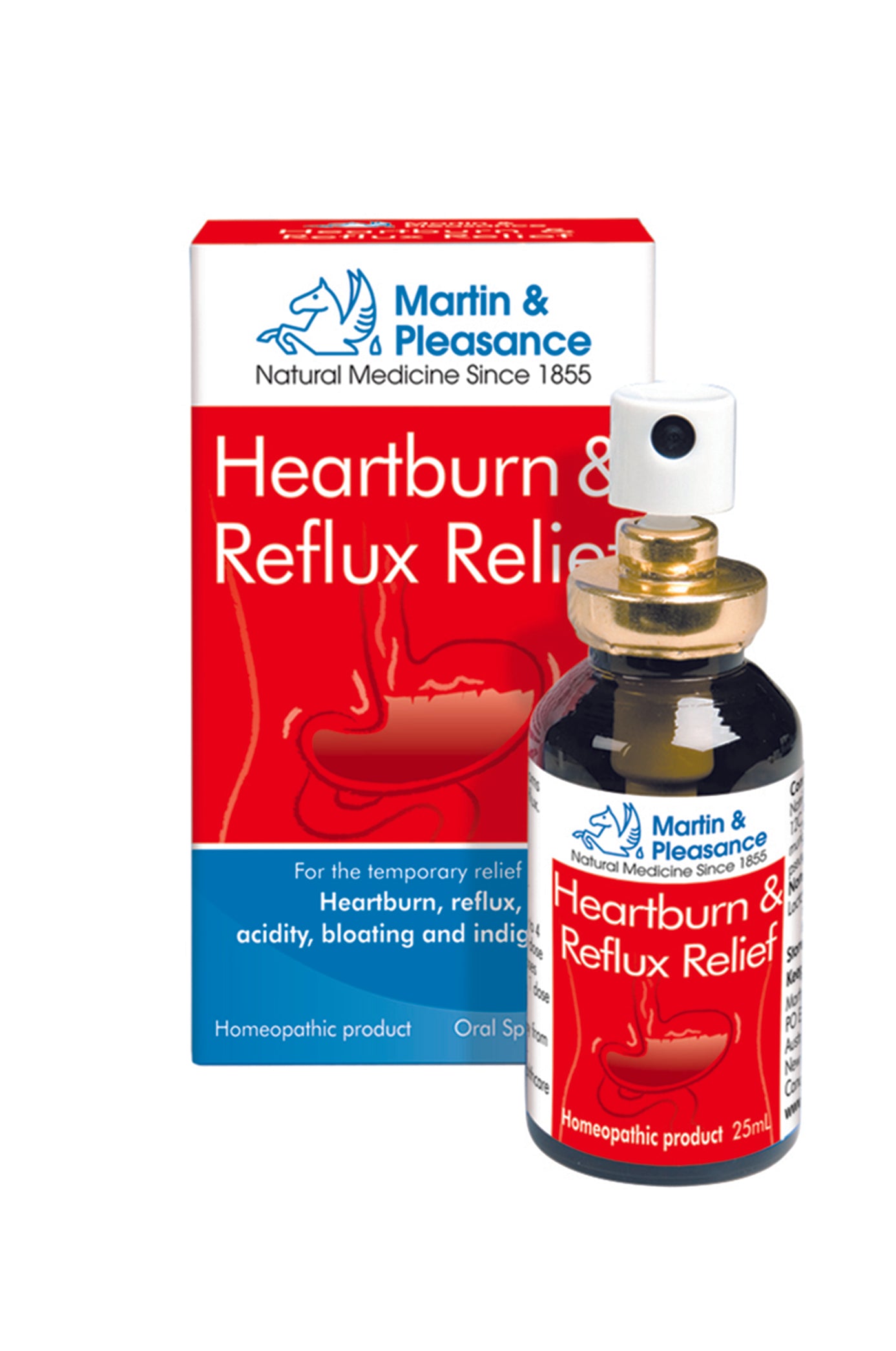 Martin & Pleasance - Homoeopathic Complexes Heartburn & Reflux Relief Spray